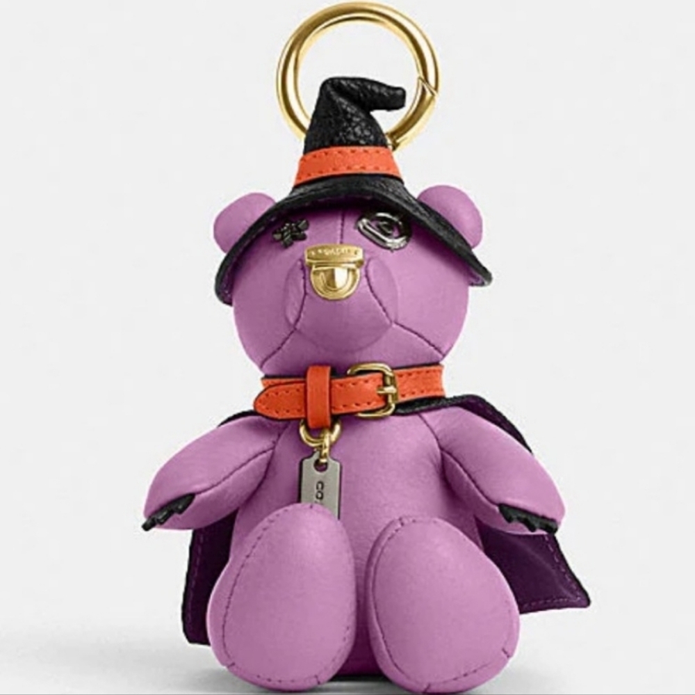 👻💀🎃NWT COACH Witch Bear Charm🎃💀👻